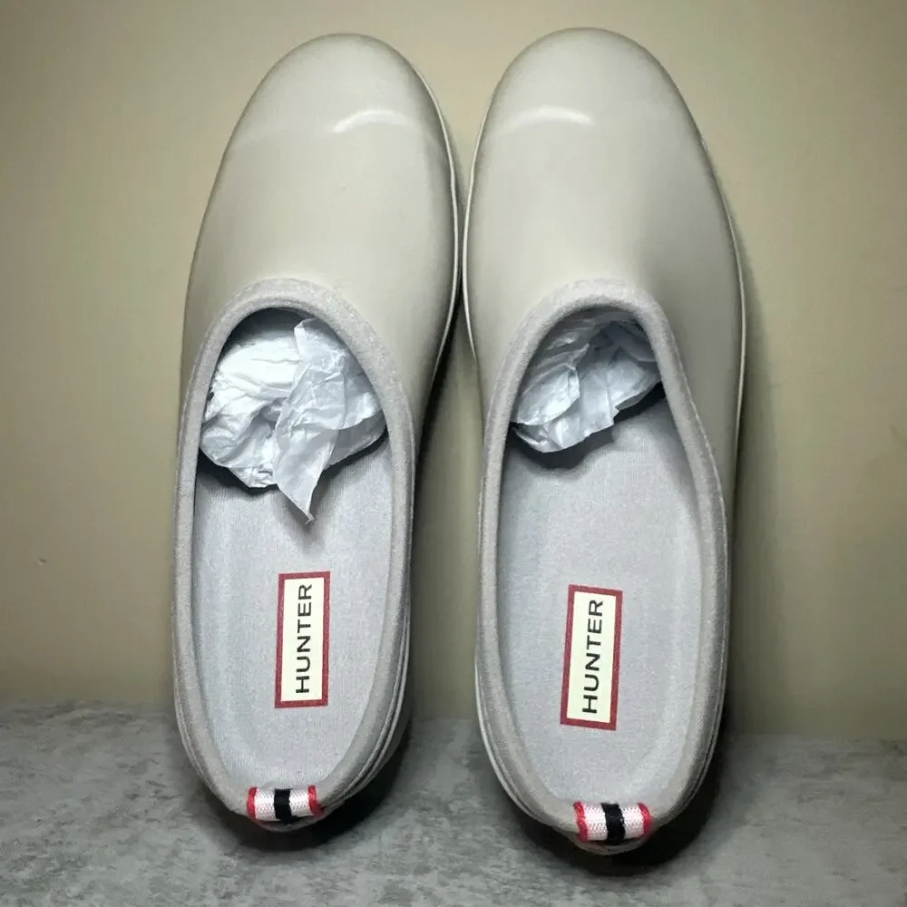 Hunter Mens Original Play Clog Mules Slip On Shoes, Color: Gray Size US 10/ UK 9